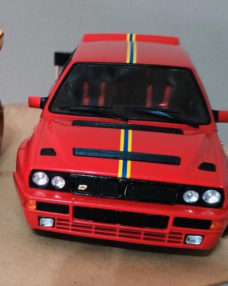modellino 1 18 lancia delta solido modificato 