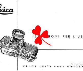 Libretto Leica Fotocamere Analogiche Flash e vari
