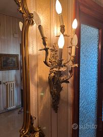 Coppia di applique in stile barocco