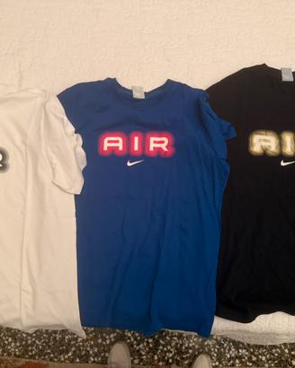 3 T-shirt Nike Air originali uomo L/XL – lotto