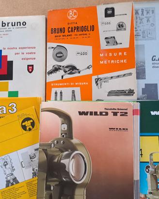 Cataloghi illustrati per misura controllo anni 80
