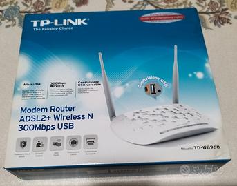 tp-link Modem Router USB ADSL2+ Wireless N 300Mbps