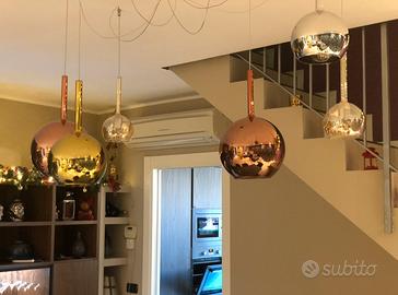 Lampadario design moderno sfere vetro
