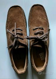 Mocassini pelle scamosciata uomo nuovi