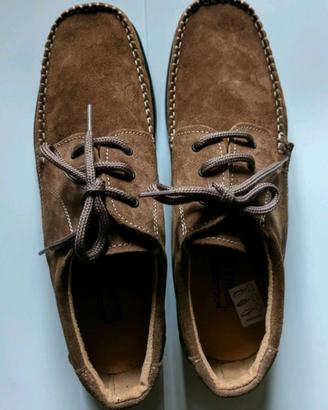 Mocassini pelle scamosciata uomo nuovi