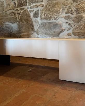 Mobile Design Porta TV/Proiettore Laccato Bianco