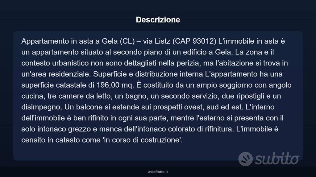 Appartamento – Gela, Cantina Sociale, Caltanissetta - Vista 4
