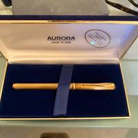 Penna aurora  magellano argento e oro