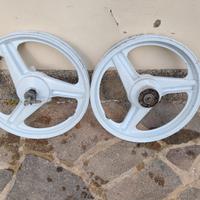 Cerchi ruote bianchi originali Malaguti Fifty