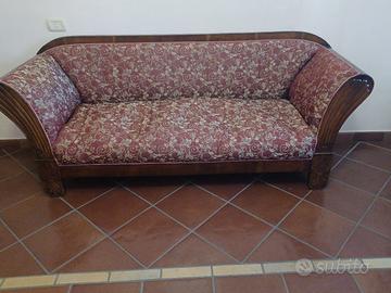 Divano Antico Impero / Carlo X in Legno Massello
