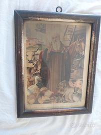 piccolo quadro sant Antonio anni 50 italia 