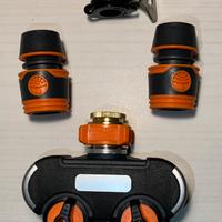Sdoppiatore rubnetto per giardino con adattatore