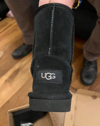 UGG bambina n .28,5 T classic neri clear glitter
