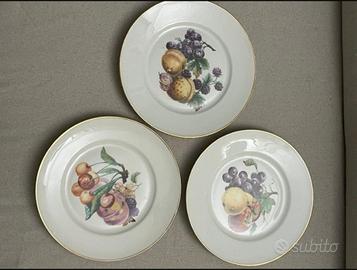 set 3 piattini dolce/frutta vintage RICHARD GINORI