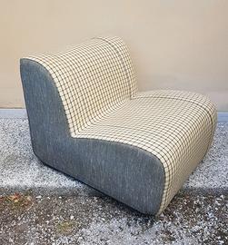POLTRONE DA SALOTTO VINTAGE ANNI 70 IN TESSUTO