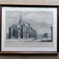 QUADRO stampa   Duomo di MI   con cornice 50 x 70