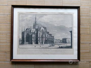 QUADRO stampa   Duomo di MI   con cornice 50 x 70