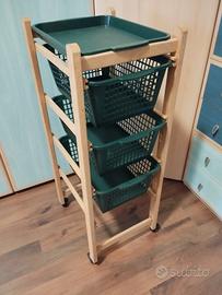 carrello porta verdure e multiuso