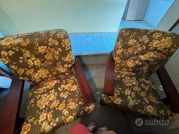 Poltrone rustiche in pino