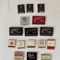 Tre lotti fiammiferi vintage hotel internazionali