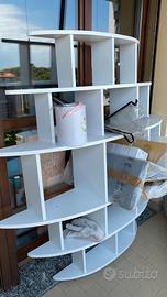 Libreria a muro semi sferica