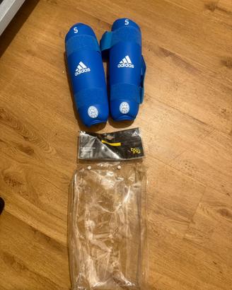 Paratibie adidas Boxe S blu – WAKO – Usati 1 volta
