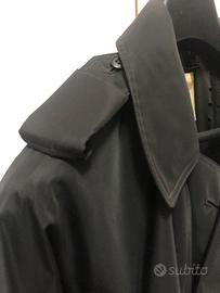 Impermeabile nero Arma Carabinieri 1972 taglia 50