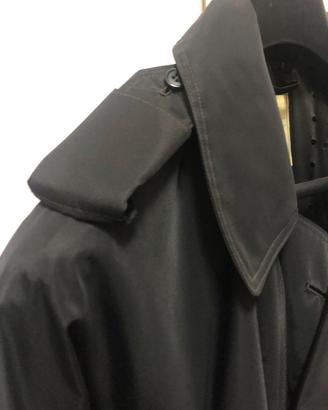 Impermeabile nero Arma Carabinieri 1972 taglia 50