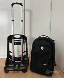 Invicta Trolley zainoScuola Sganciabile Plug Nero