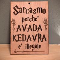 cartello Harry Potter 