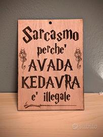 cartello Harry Potter 