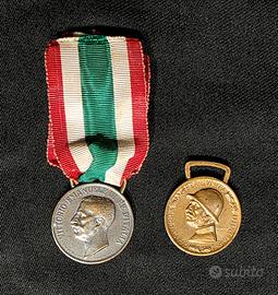 2 Medaglie  commemorative Unità D'Italia 1848-1918