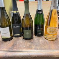vino spumante e Sauvignon lotto da 5 bottiglie.
