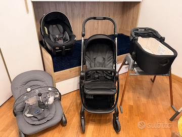 Trio Chicco + sdraietta e Lula Glide per navicella