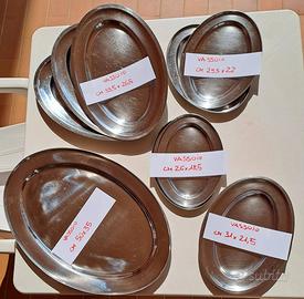 Vassoi ovali in Acciaio da portata