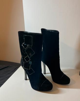 Stivali Da Donna Fabi In Cachemire Nero