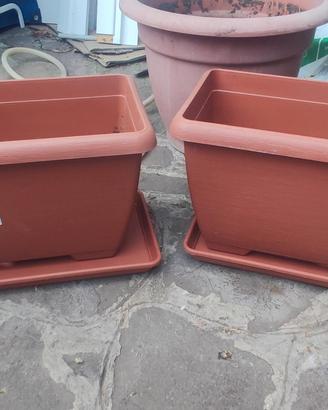 vaso rettangolare plastica