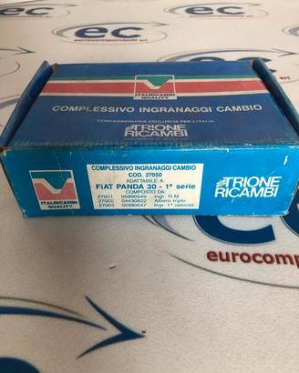 27050 KIT ingranaggi cambio (3 pezzi) Fiat Panda