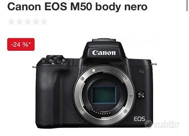 CANON M50 corpo + 2 batterie