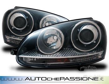 Fanali anteriori GTI Look (New-Style) neri per VW 