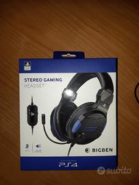 Cuffie STEREO GAMING Bigben Headset Playstation