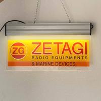 Insegna luminosa ZG da collezione