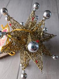 addobbo natalizio luminoso a led a forma di stella