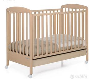 lettino bimbo in legno con casetti