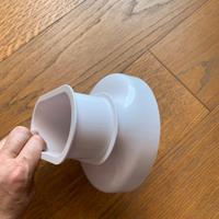 Condizionatore portatile raccordo aria calda