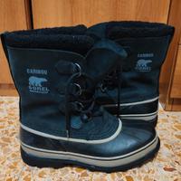 Stivali sorel caribou 42 black neri perfetti
