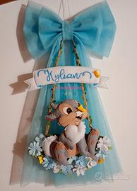 Fiocco nascita coniglio bimbo