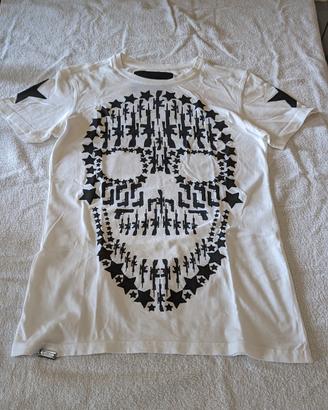 Maglietta manica corta Philipp Plein, bianca