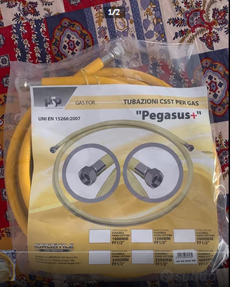 Tubo gas metano 4 metri nuovo