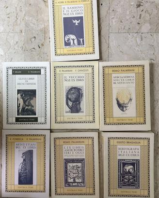 In blocco 7 volumi sugli ex libris di R. Palmirani